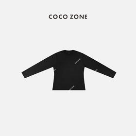 COCO ZONE100羊毛织秋冬圆领气质修身内搭针织衫23C19963