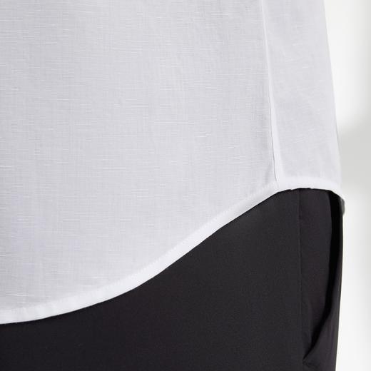 【含麻】柒牌短袖衬衫男夏商务休闲简约立领男装白衬衣122A70340 商品图3