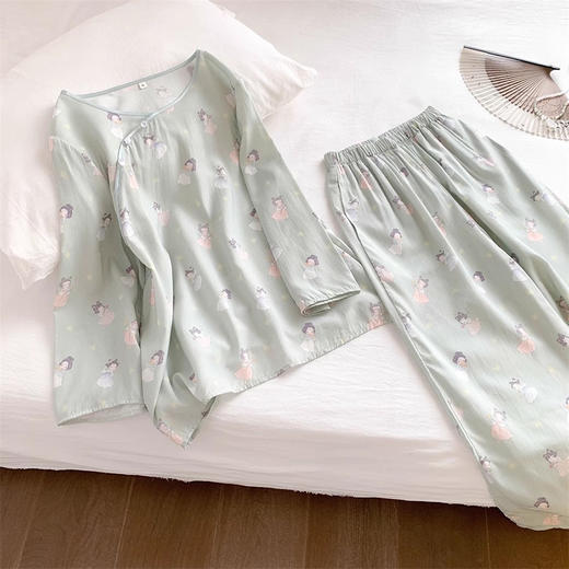 裁缝学苑AS271 中国风天丝新中式睡衣纸样家居服女装家居服做衣服样板 商品图1