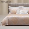 ROYALCOVER罗卡芙家纺100S双股全棉长绒棉提花四件套（布雷拉） 商品缩略图0