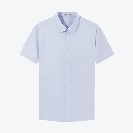 【DP免烫】柒牌短袖衬衫男2024夏季易打理商务正装纯棉翻领衬衣薄126A70350 商品图5