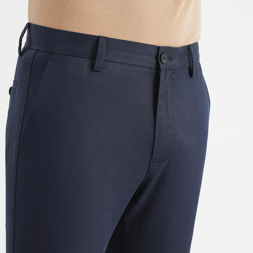 【莱赛尔】柒牌裤子潮牌男新款商务通勤中青年修身直筒长裤子122H70590 商品图2