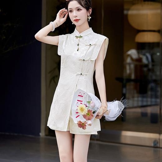 时尚气质，显瘦精致淑女两件套HR-YJQ8072 商品图0