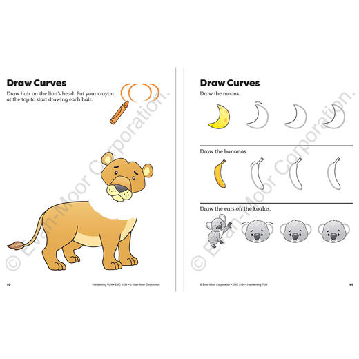 Evan-Moor Hand writing Fun WORK BOOK for KIDS Grade All 快乐书法练习 手写体 全年级 美国加州教辅 商品图4