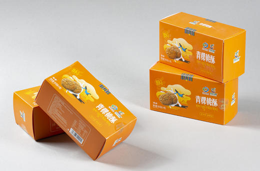 甘肃 甘南 雪域优稞 青稞桃酥小盒 微麻 90g 商品图0