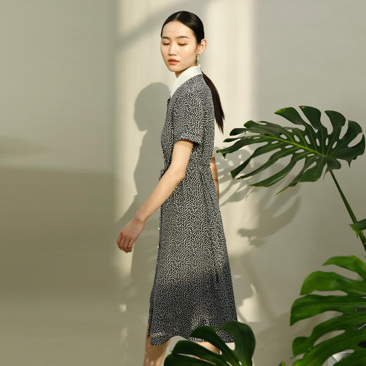 西贝伦丝绸连衣裙S27B6526 商品图0