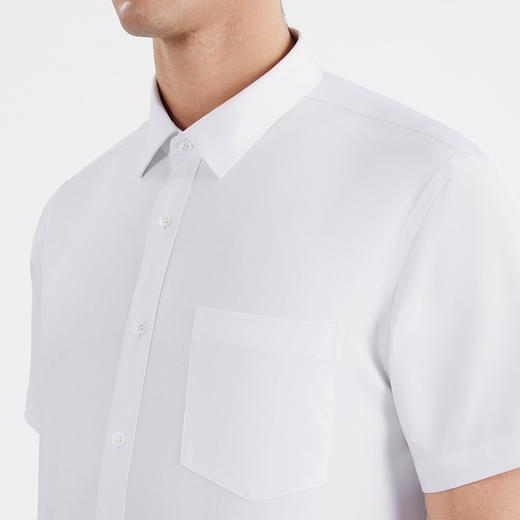 【特价】【易干】柒牌衬衫男短袖夏季新款商务男士贴袋翻领衬衣打底衫122A70200 商品图2