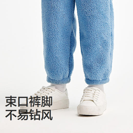 森马儿童长裤2024年新款保暖珊瑚绒宽松家居裤冬季男童女童装裤子 商品图3