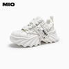 MIO米奥贝壳圆头舒适韩系运动鞋复古提花国风时尚休闲鞋女M244523201 商品缩略图0