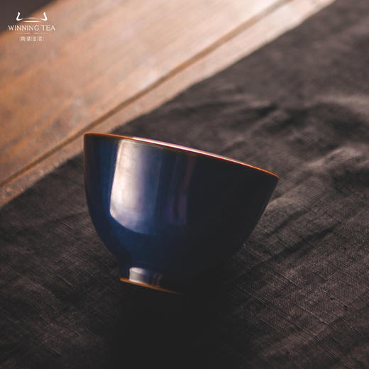 问鼎汝瓷经典款黛蓝精工款鸿声杯（缺货） 商品图3