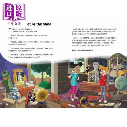 【中商原版】解谜冒险书 失踪的独角兽 Puzzle Adventures The Missing Unicorn 英文原版进口儿童推理探险小说故事书 7岁以上 商品图2