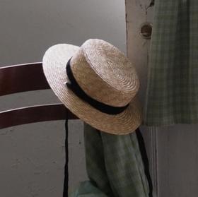 maison de soil 平顶草编帽草帽