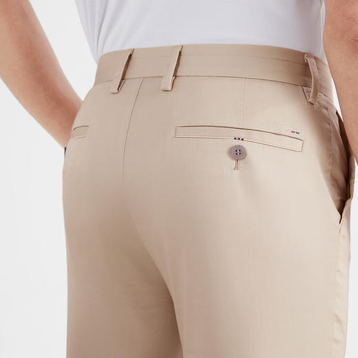 【莱赛尔】柒牌休闲裤男夏季新款字母绣花修身直筒男裤长裤子122H70600 商品图3