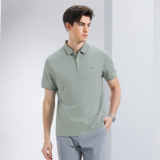 【不变形领】【5A抗菌2A防螨】柒牌男士短袖POLO衫夏季薄款中青年商务百搭T恤126T73230 商品图1