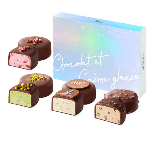 元祖 极月之光 中秋月饼礼盒 冰淇淋月饼 商品图1