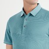 【丝光】柒牌短袖polo衫男满身植物印花男士翻领T恤上衣122T72060 商品缩略图3