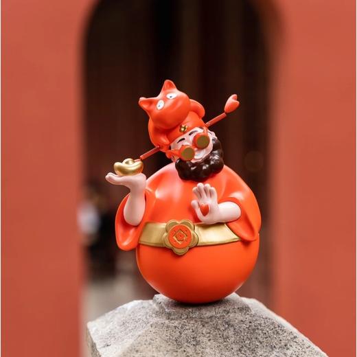 《四喜财神》20cm-橘红金腰 商品图1