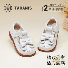 泰兰尼斯女童小皮鞋2024秋季新款软底舒适儿童公主鞋宝宝学步单鞋  T03T4C4643