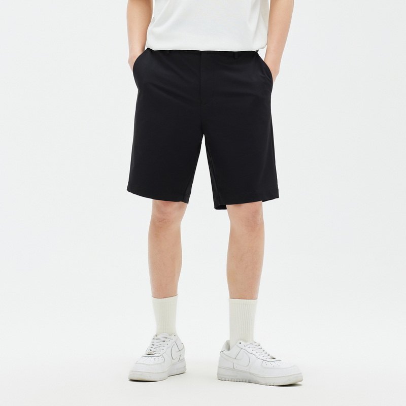 GXG黑色修身短裤GE1221000D