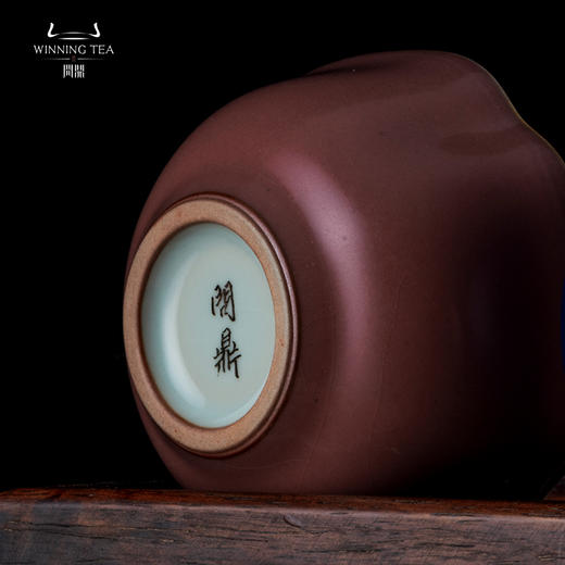 问鼎汝瓷萼红菱式方杯（缺货） 商品图3