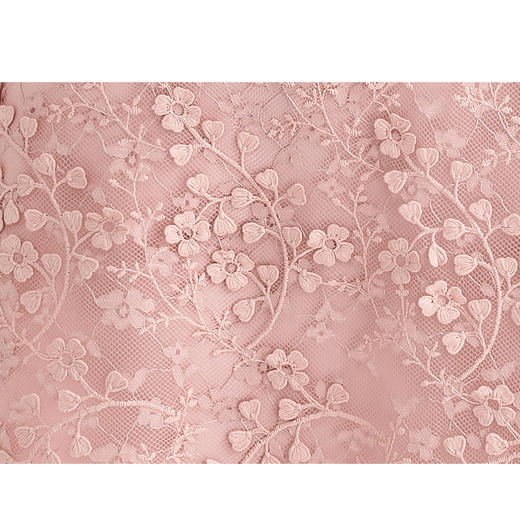 司歌显瘦蕾丝短袖收腰显瘦连衣裙A891443M 商品图1