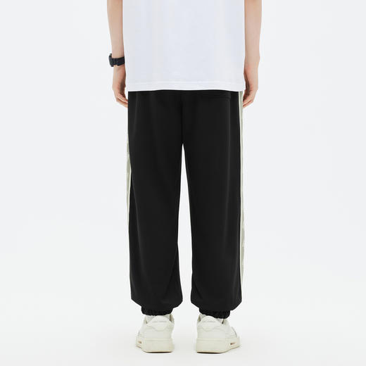 GXG黑色收口针织长裤GE1020832C 商品图3