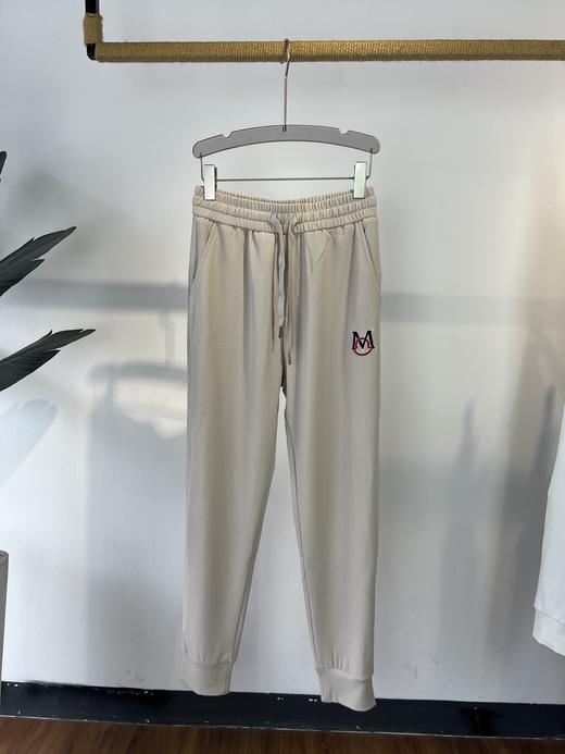 M可 2024新款 男士 刺绣标华夫格简洁透气休闲长裤 5色 Z-11765 商品图6