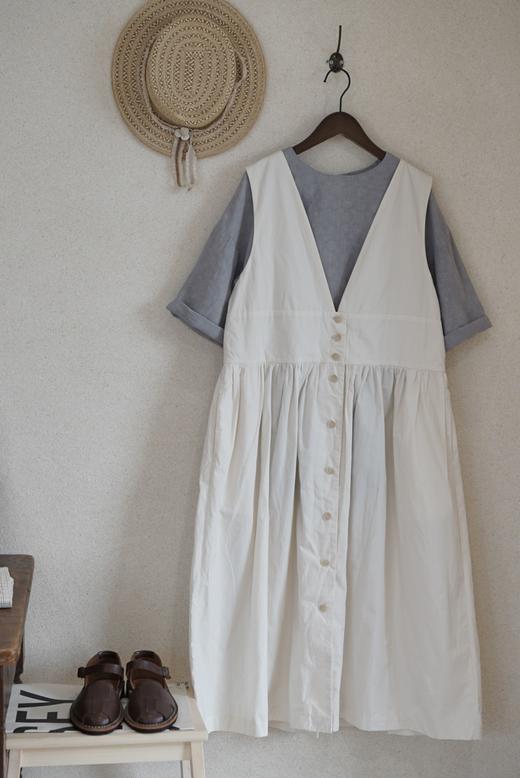 ROBE de PEAU2色背带裙 商品图4