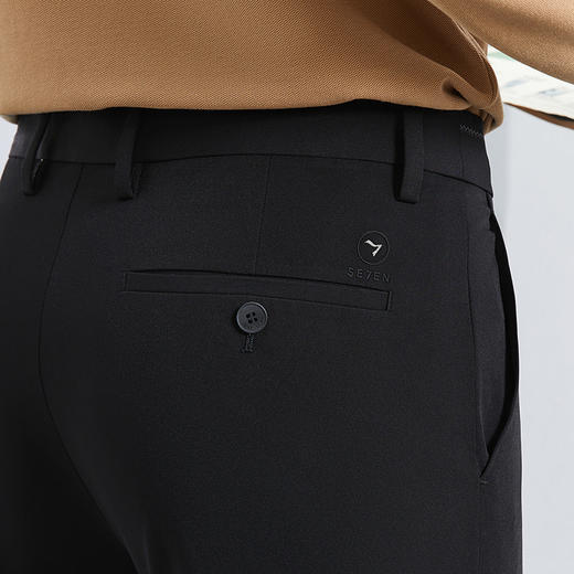 【速干】柒牌直筒休闲裤男2024春夏新款凉感轻薄商务通勤修身长裤126H70230 商品图2