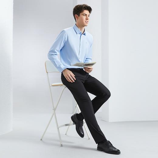 【含竹纤维】柒牌男装西裤春夏新款商务休闲凉感透气直筒西装长裤126H72300 商品图3