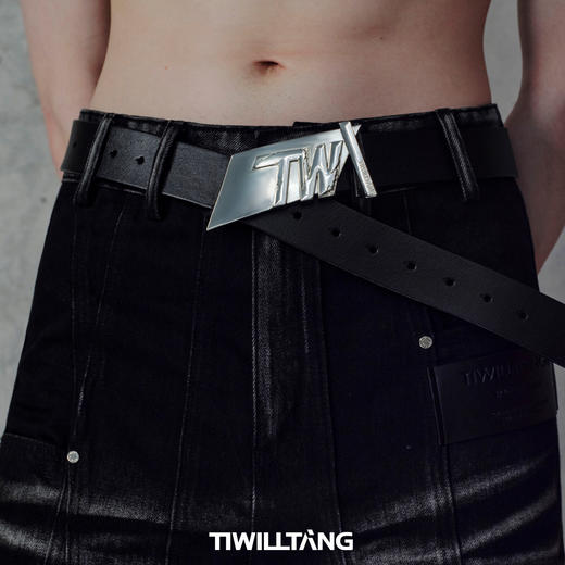 TIWILLTANG启世录“叠峦裂隙”平行裂变TW金属腰带 商品图3