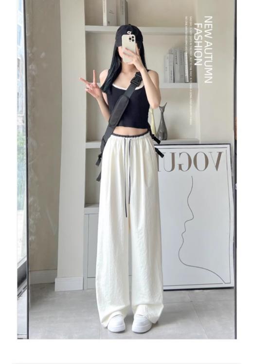 🔥【高腰冰丝休闲直筒裤】答应我❗一定要买❗ 商品图3