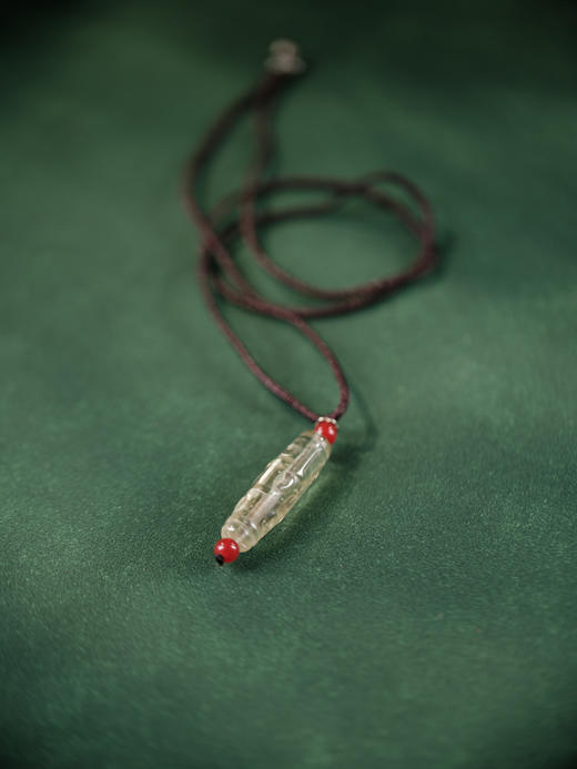 C18利比亚黄金玻璃陨天珠吊坠【器悟雅玩】 商品图0