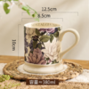 🌈【YOOHOPE法式复古风庄园马克杯】🔺采用陶瓷材质，材质安全，耐高温杯身线条流畅，手感舒适❤️ 商品缩略图5