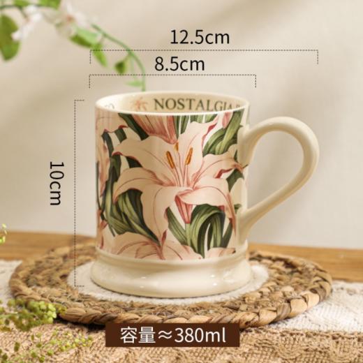 🌈【YOOHOPE法式复古风庄园马克杯】🔺采用陶瓷材质，材质安全，耐高温杯身线条流畅，手感舒适❤️ 商品图4