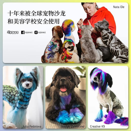 宠物持久染色剂--小瓶套装 OPAWZ小爪印 商品图1