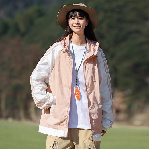 「男女同款！数色可选」轻量化防晒衣 女夏季户外薄款冰感透气连帽运动外套防晒服上衣 商品图3