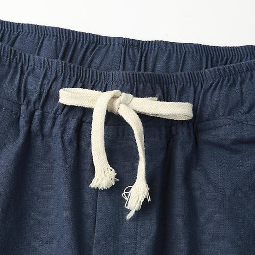 2024年春秋新款松紧腰刺绣宽松休闲裤女显瘦哈伦裤长裤子薄PT9357-WX073-DC149 商品图2