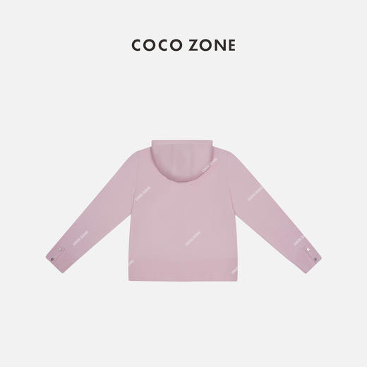COCO ZONE 高级感连帽羊毛织通勤风百搭拉链针织衫24C10275 商品图1