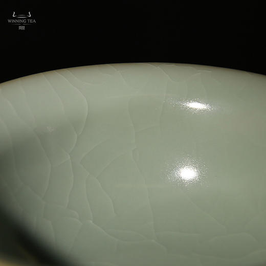 问鼎汝瓷紫金釉经典款天青如意杯 商品图2