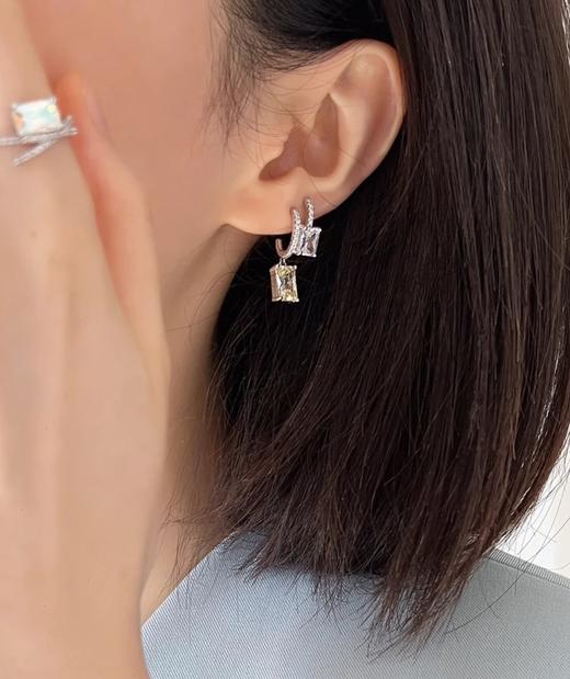 何F鎏光方糖耳钉，玫瑰的故事刘亦菲同款！ 商品图2