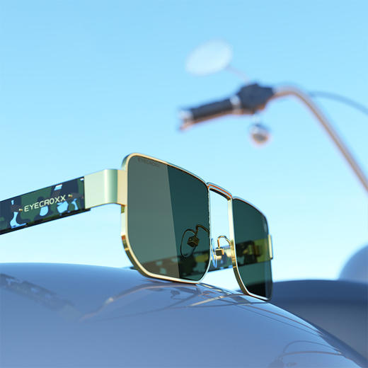EYECROXX乘号眼镜-高级感痞帅防紫外线偏光太阳镜XS20006 商品图2