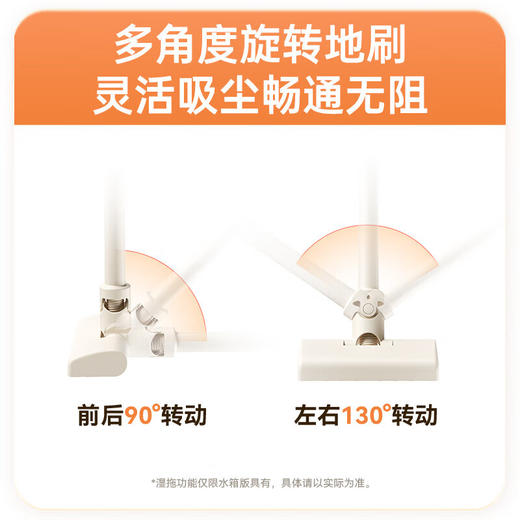 小熊XCQ-E06F1家用手持有线吸拖一体强力除尘机水箱版 商品图5