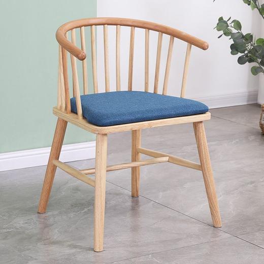 北欧实木公主椅餐椅洽谈茶椅一桌二椅阳台靠背民宿Y椅阳台茶桌椅 商品图3