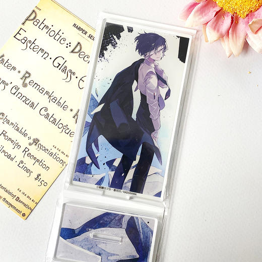 角川再版 文豪野犬春河35原画 立牌挂件套装 太宰治 周边谷子 商品图2