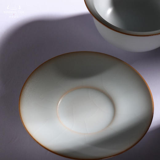 问鼎汝瓷复刻款月白正德盖碗（大）（缺货） 商品图3