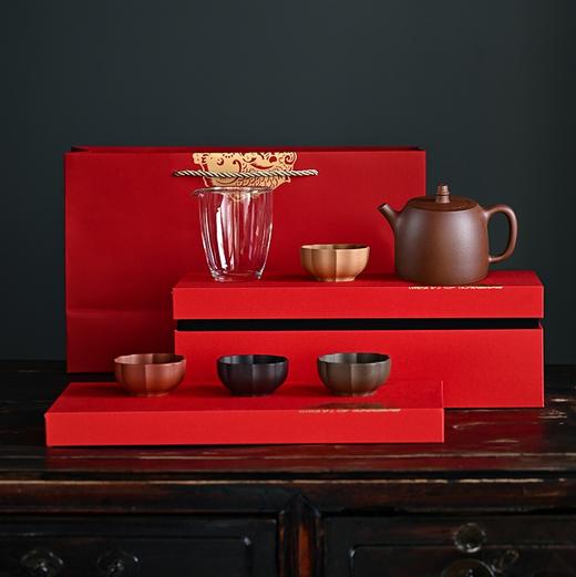 紫泥汉铎壶六件套 商品图8