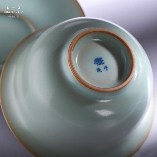 问鼎汝瓷复刻款天青正德盖碗（大） （缺货） 商品图4