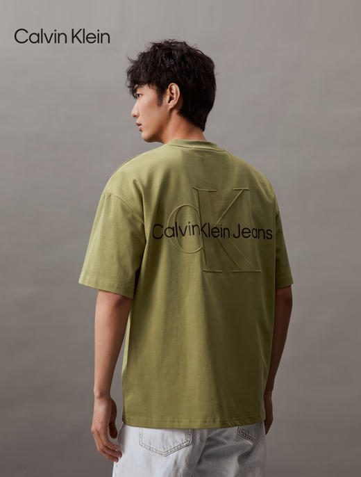 CK 短袖T恤男女同款  J400377-L9N . 商品图2