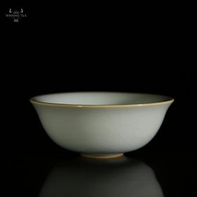 问鼎汝瓷紫金釉经典款天青如意杯